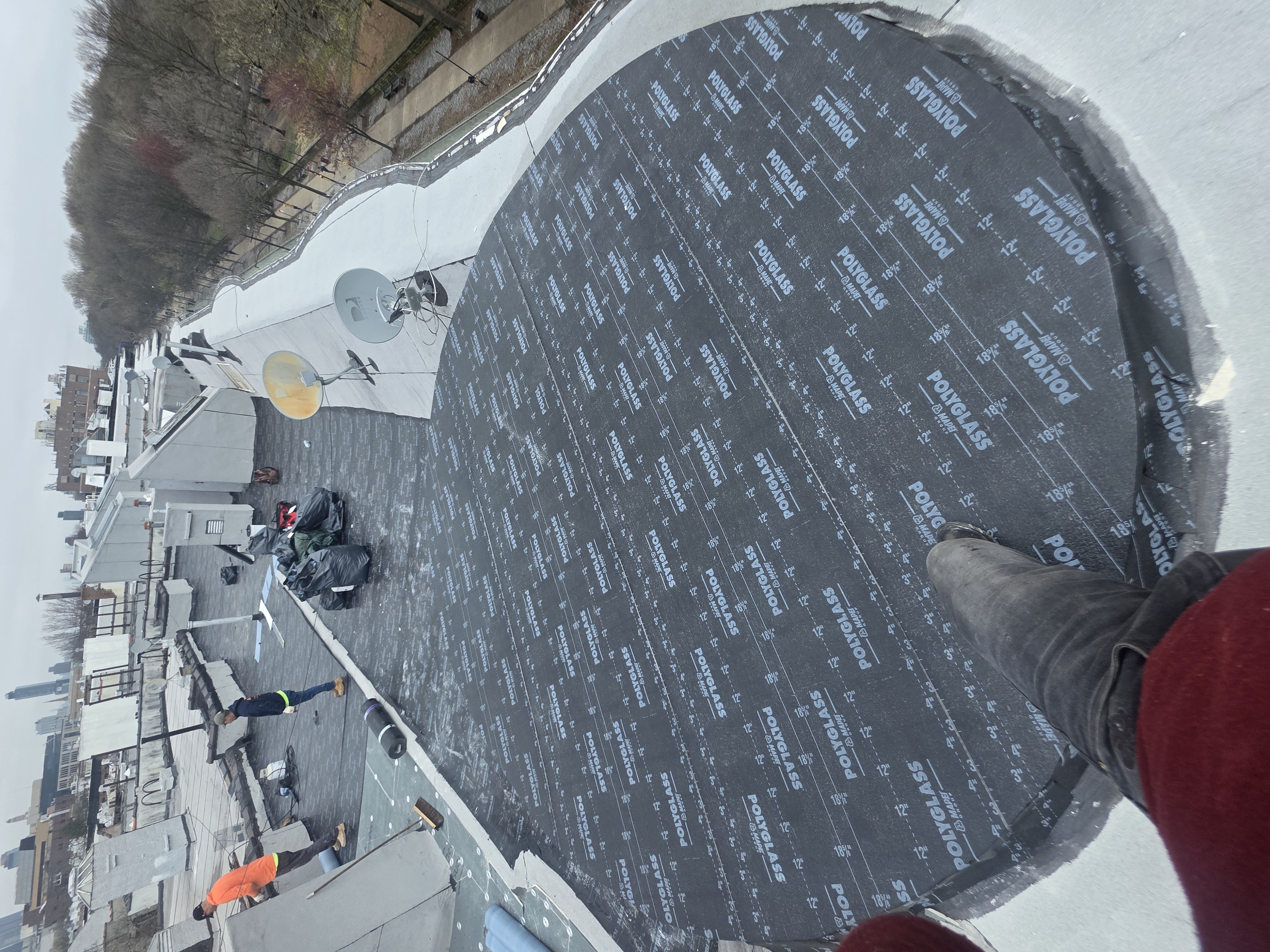 Commercial roofing project in Brooklyn, NY