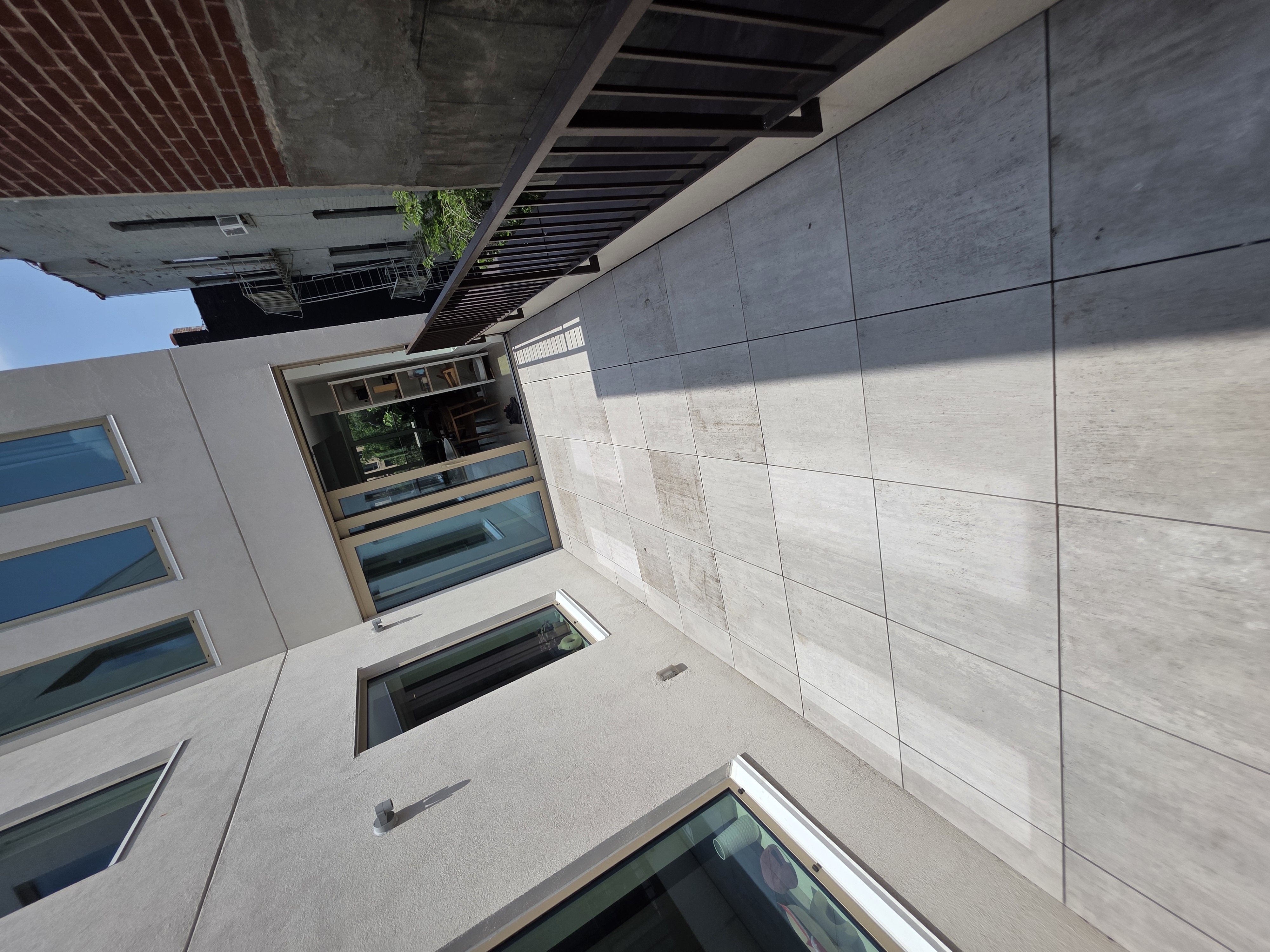 Deck tile installation project 6, Roof On, Brooklyn NY