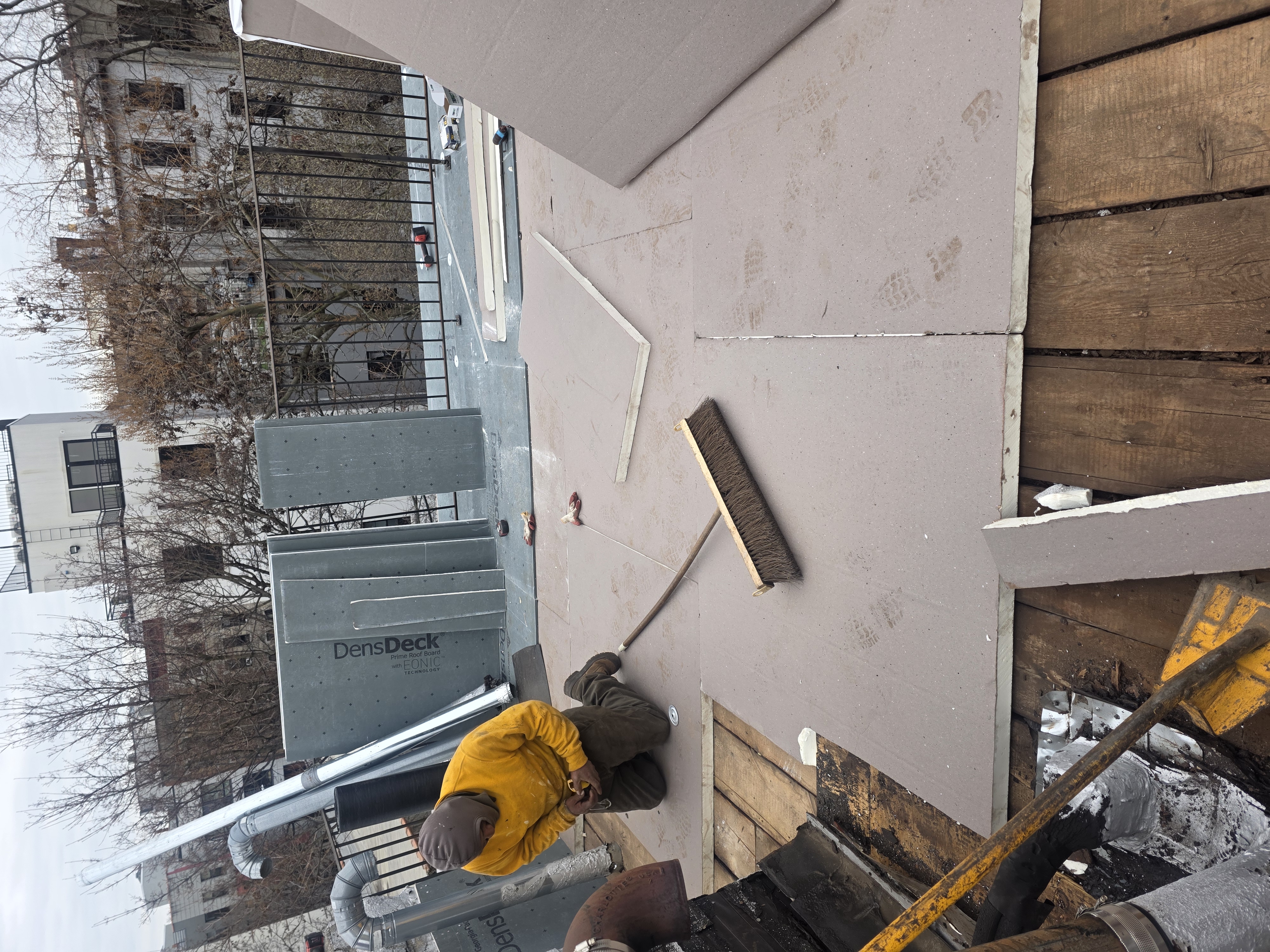 Flat roof installation and repair project 3, Roof On, Brooklyn NY