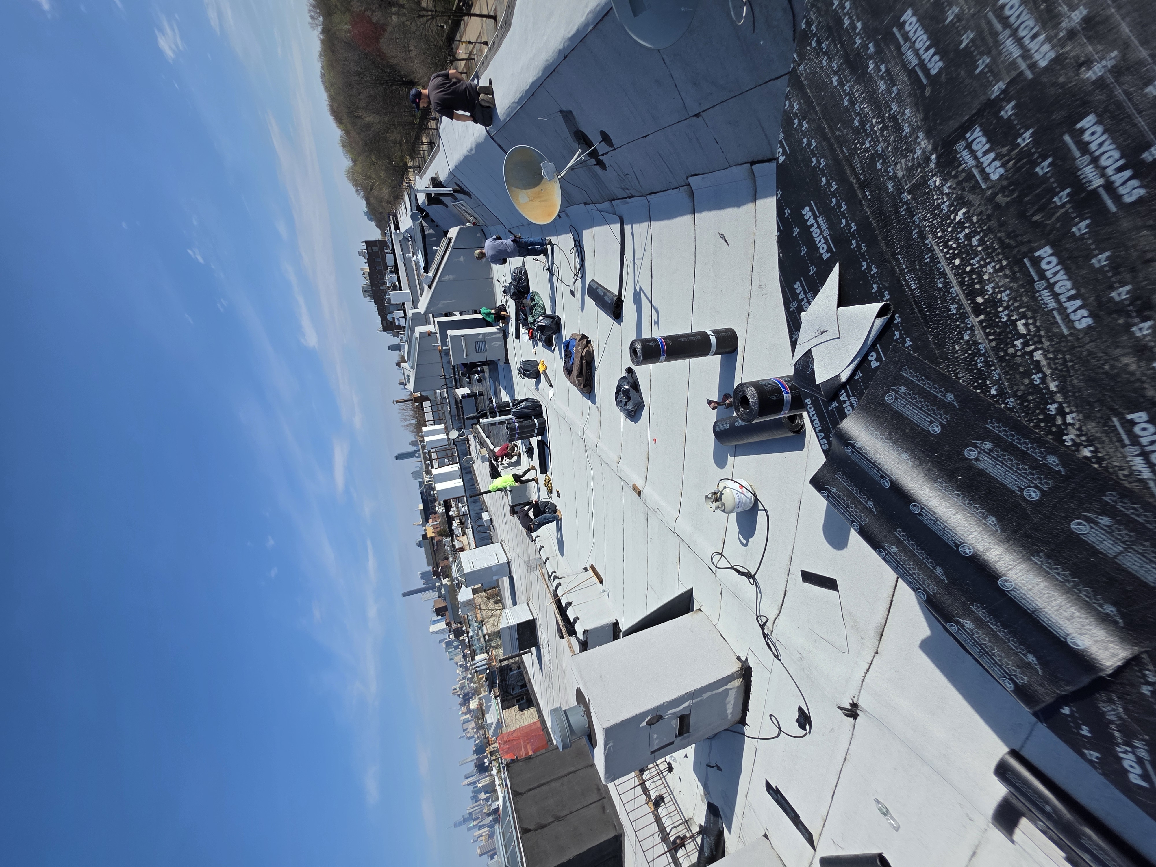 Flat roof installation and repair project 4, Roof On, Brooklyn NY