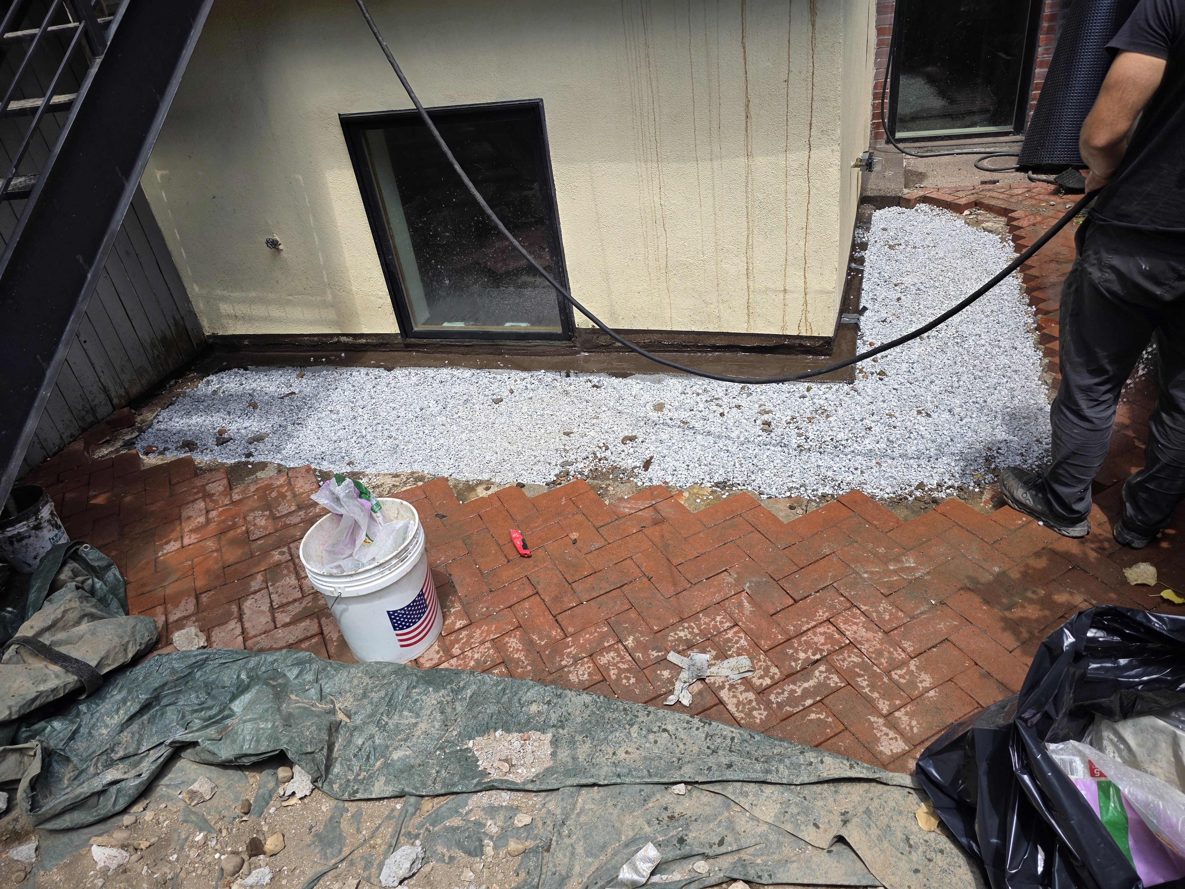 Foundation waterproofing project in Brooklyn, NY
