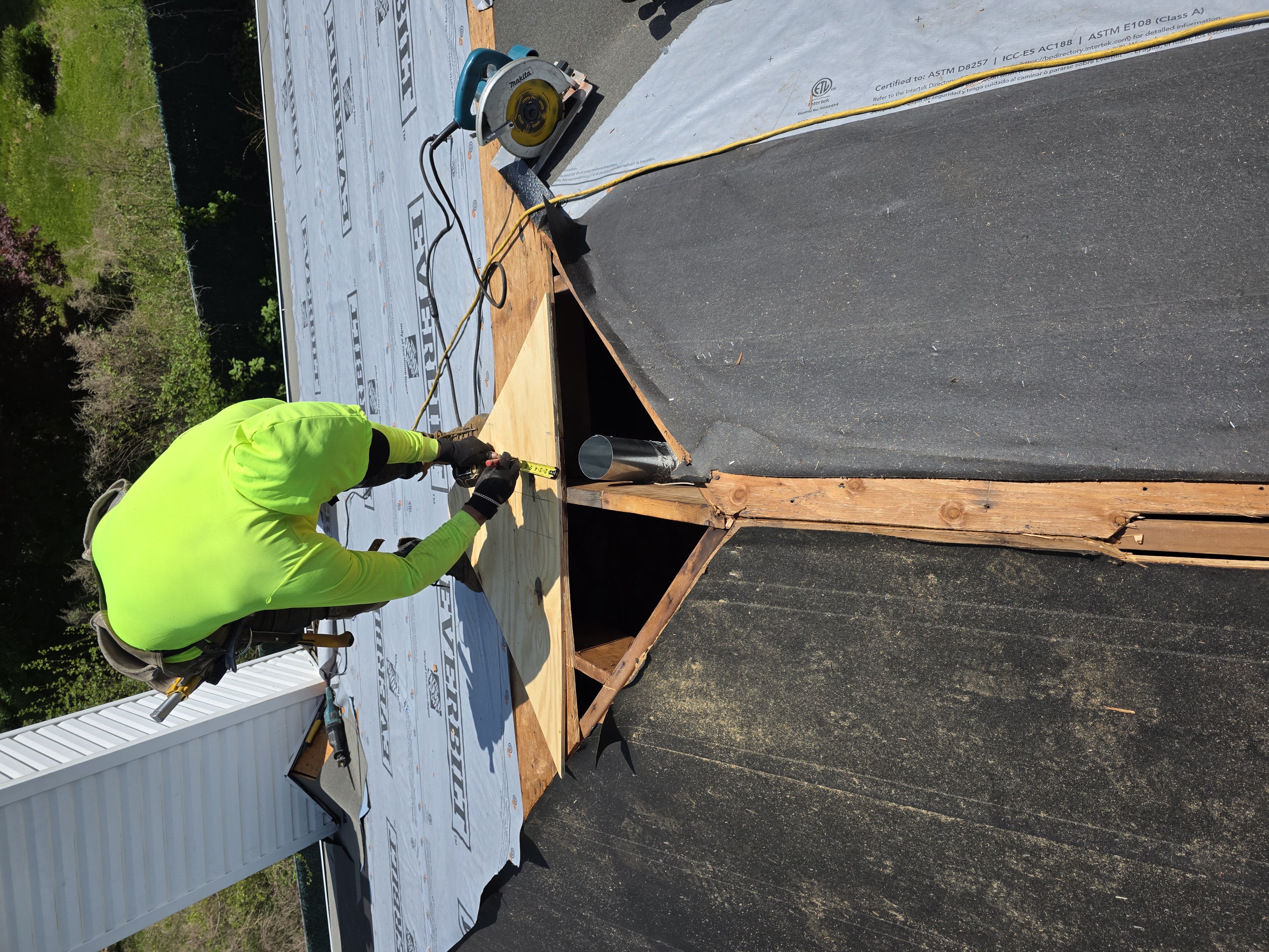 Shingle roof repair and installation project 2, Roof On, Brooklyn NY