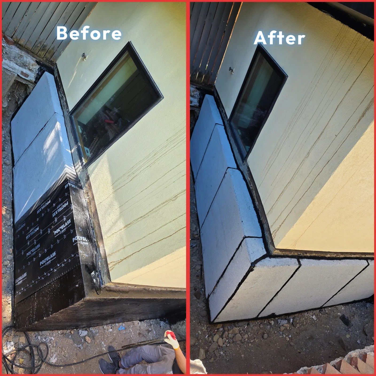 Real Roof On roofing project, before and after  Brooklyn, NY